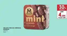 El Corte Inglés Magnum - gelado mini de amêndoa promoção