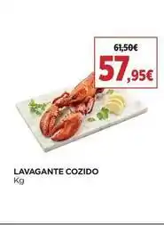 El Corte Inglés Lavagante cozido promoção