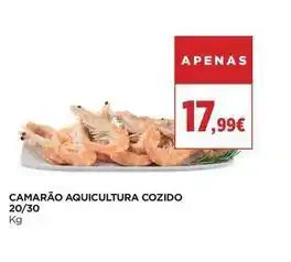 El Corte Inglés Camarão aquicultura cozido 20/30 promoção
