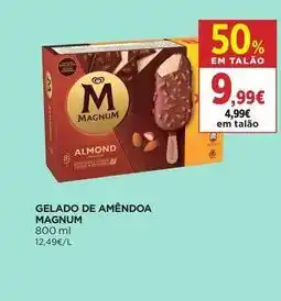 El Corte Inglés Magnum - gelado de amendoa promoção