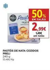 El Corte Inglés Preli - pasteis de nata cozidos promoção