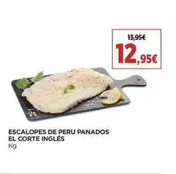 El Corte Inglés El corte inglés - escalopes de peru panados promoção