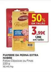 El Corte Inglés Nobre - fiambre da perna extra promoção