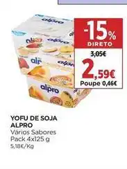 El Corte Inglés Alpro - yofu de soja promoção