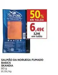 El Corte Inglés Skandia basics - salmão da noruega fumado promoção