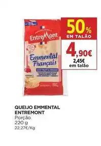 El Corte Inglés Entremont - queijo emmental promoção