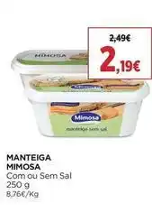 El Corte Inglés Mimosa - manteiga promoção
