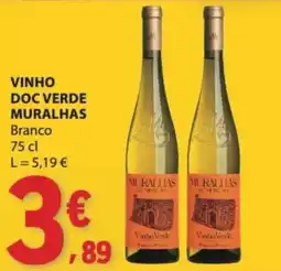 E.Leclerc vinho verde muralhas branco promoção