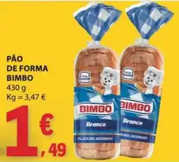 E.Leclerc Pão de forma bimbo promoção