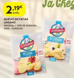 Spar Queijo em fatias limiano original promoção