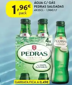 Spar Água c/ gás pedras salgadas promoção