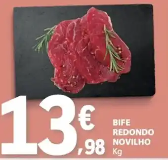 E.Leclerc Bife redondo novilho promoção