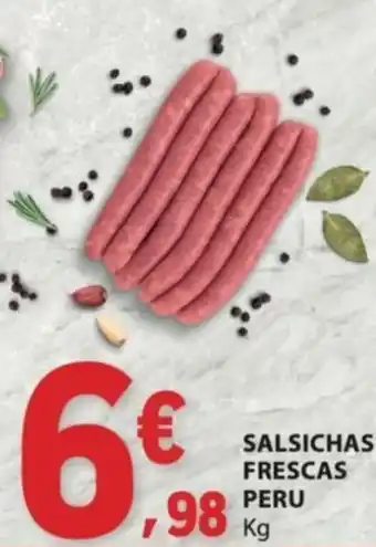 E.Leclerc Salsichas frescas peru promoção