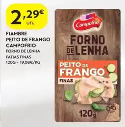 Spar Fiambre peito de frango campo frio forno de lenha promoção
