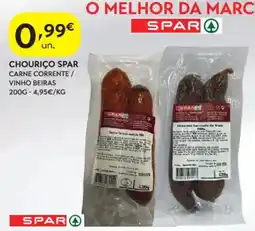 Spar Chouriço spar carne corrente / vinho beiras promoção