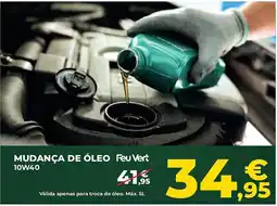Feu Vert Mudança de óleo feu vert promoção