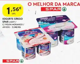 Spar Iogurte grego spar light promoção