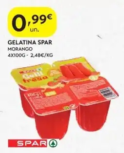 Spar Gelatina spar morango promoção