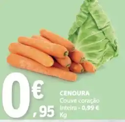 E.Leclerc Cenoura couve coração inteira promoção