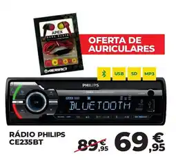 Feu Vert rádio philips ce235bt promoção