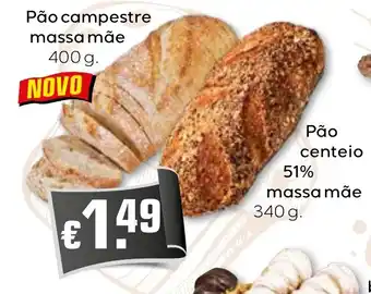 Bolama Pão campestre massa mãe promoção