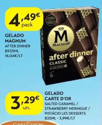Spar magnum after dinner classic promoção