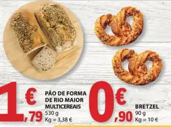 E.Leclerc Pão de forma de rio maior multicereais promoção