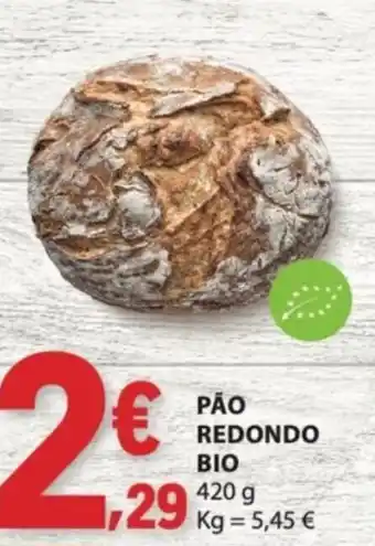 E.Leclerc Pão redondo bio promoção