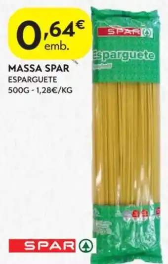 Spar Massa spar esparguete promoção