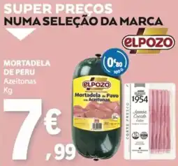 E.Leclerc Mortadela de Peru Azeitanas elpozo promoção