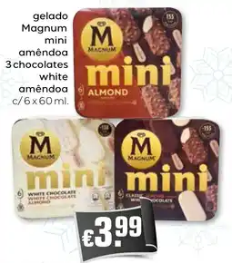 Bolama gelado magnum mini amêndoa promoção