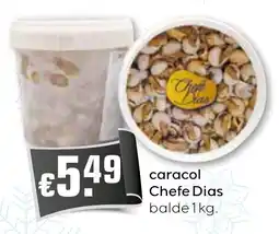 Bolama caracol chefe dias promoção