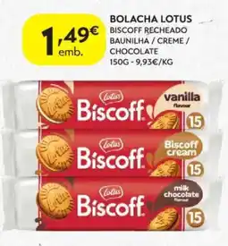 Spar Bolacha lotus biscoff recheado promoção