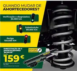 Feu Vert substituição de 2 amortecedores monroe promoção
