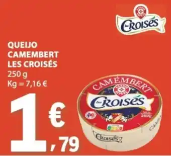 E.Leclerc Queijo camembert les croisés promoção