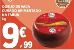E.Leclerc Queijo de vaca curado apimentado na tábuia tabua queijos promoção