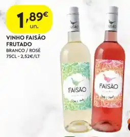 Spar Vinho Faisão frutado branco / rosé promoção