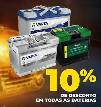 Feu Vert Varta baterias promoção