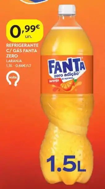 Spar Fanta zero adição laranja promoção
