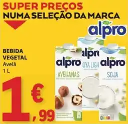 E.Leclerc alpro bebida vegetal avelã promoção