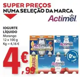 E.Leclerc Iogurte líquido morango actimel promoção