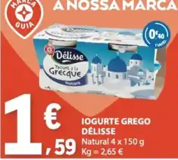 E.Leclerc Iogurte grego délisse promoção