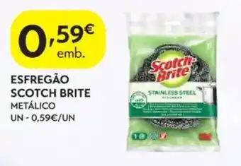 Spar esfregão scotch brite metálico promoção