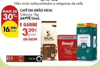 Pingo Doce Café em grão sical clássico promoção