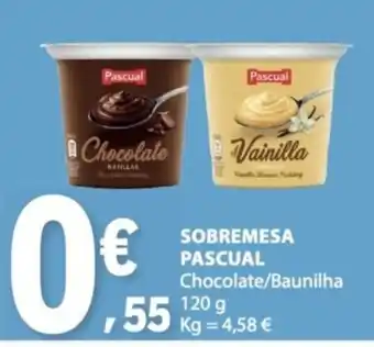 E.Leclerc Sobremesa pascual chocolate/baunilha promoção