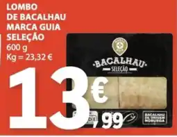E.Leclerc Lombo de bacalhau marca guia seleção promoção