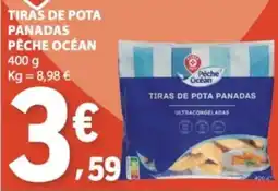 E.Leclerc Tiras de pota panadas pêche océan promoção