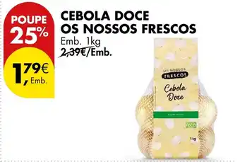 Pingo Doce cebola doce os nossos frescos promoção