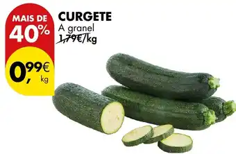 Pingo Doce curgete promoção