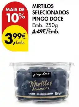 Pingo Doce Mirtilos selecionados pingo doce promoção
